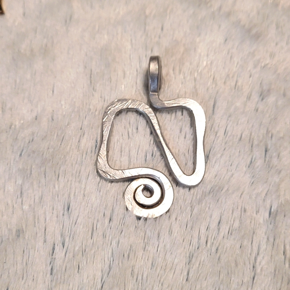 Handmade Silver Metal Pendant